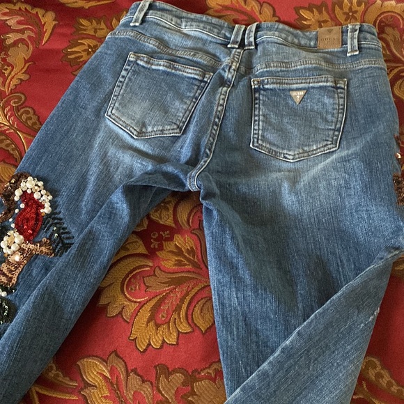 Boyfriend slim-fit high rise baggy leg jeans - Picture 5 of 9